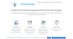 Desktop Screenshot of coscha-computertipps.de