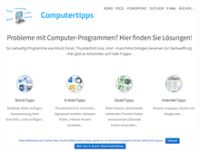 Tablet Screenshot of coscha-computertipps.de